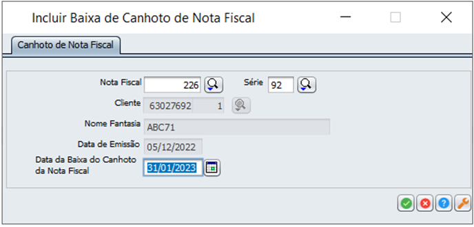 Como E Onde Incluir Eou Alterar A Baixa Do Canhoto Da Nota Fiscal Abc71 3175