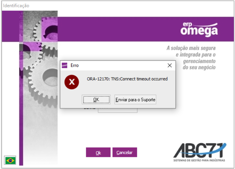 専用ページ Mensagem de erro: ORA-12170: TNS: Connect timeout occurred – ABC71